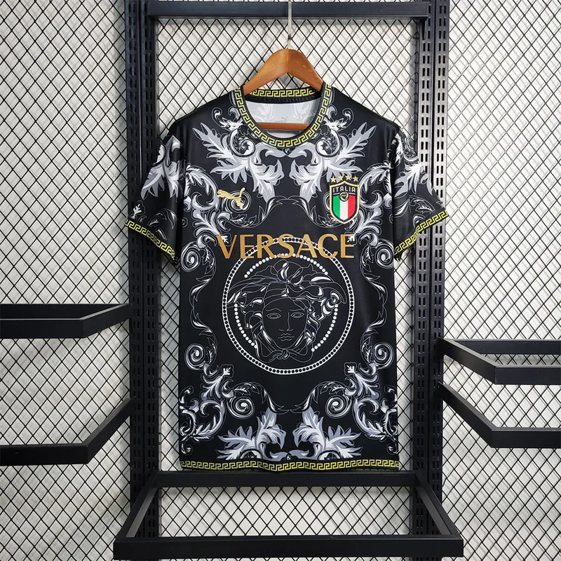 Maillot Italie Concept Versace Noir 2023/2024
